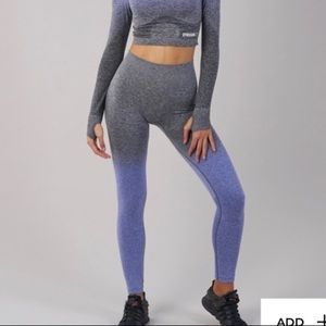 Gymshark Size M Ombré Seamless Leggings
